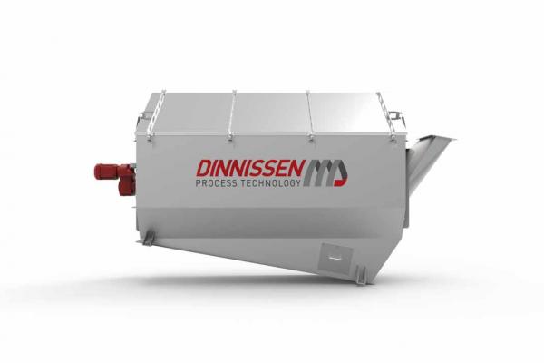 3D image of a Dinnissen rotating drum sieve