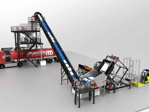 3D image of a Dimd Bag Emptying System