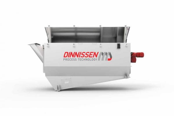 3D image of a Dinnissen rotating drum sieve
