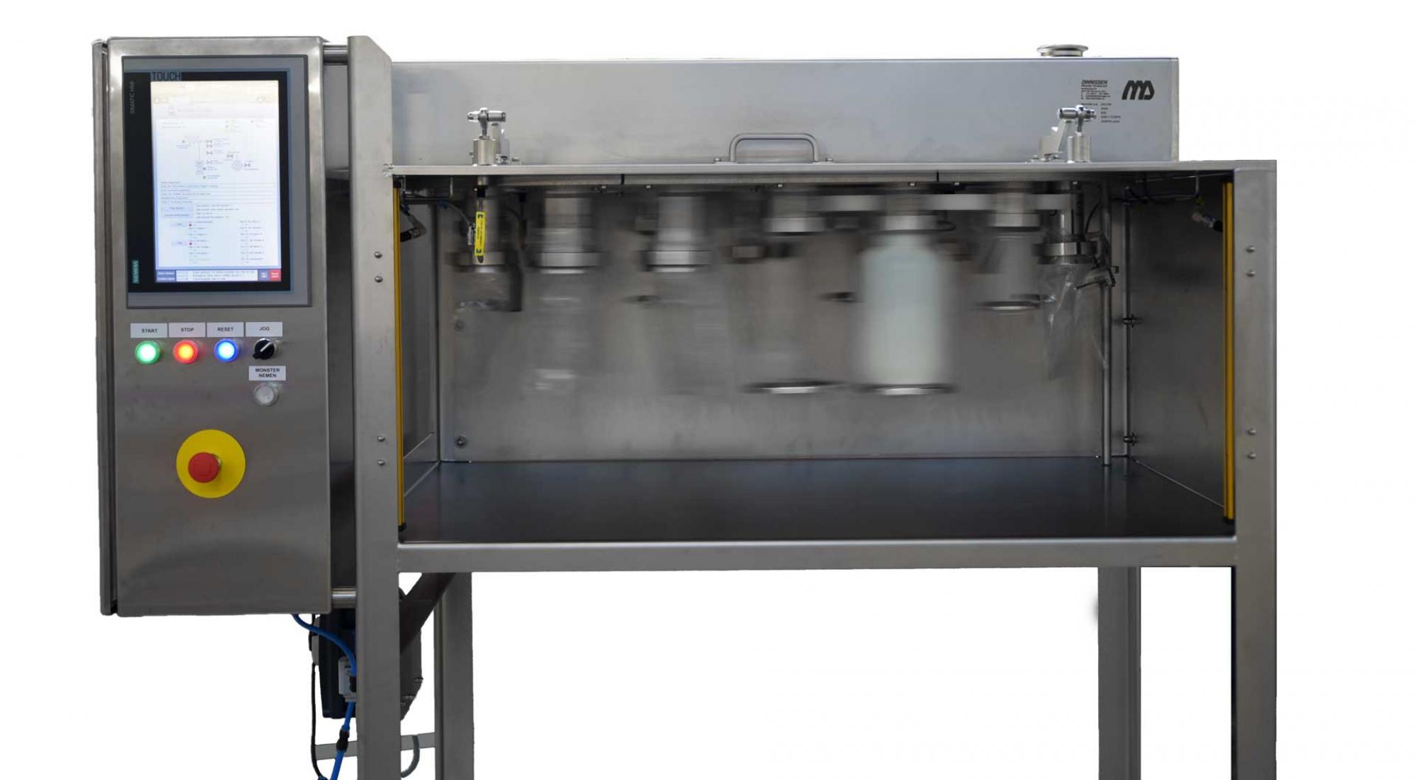 Dinnissen Multisize Sample Carousel roterende samplecontainers