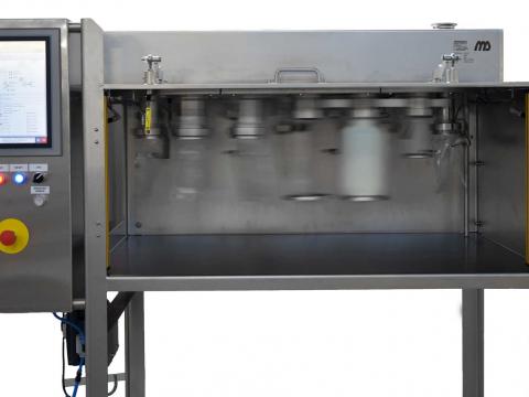 Multisize Sample Carousel with rotating samples