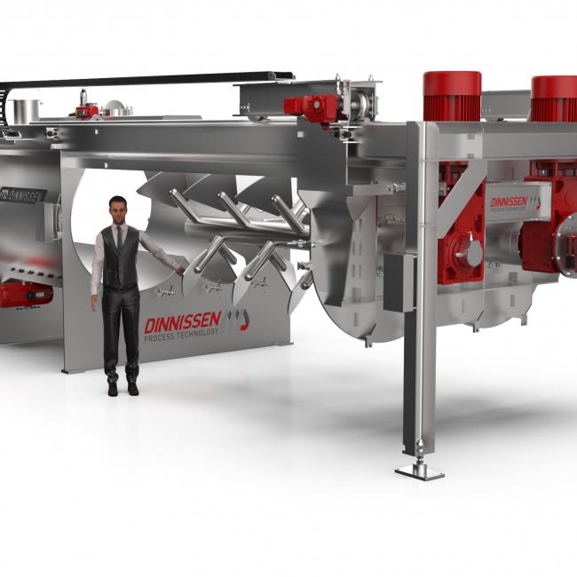 7 key benefits of Dinnissen's largest-ever mixer with extractable shafts