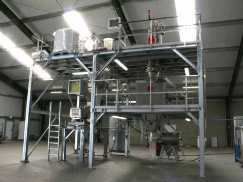 image of a Dinnissen pneumatic conveying solution