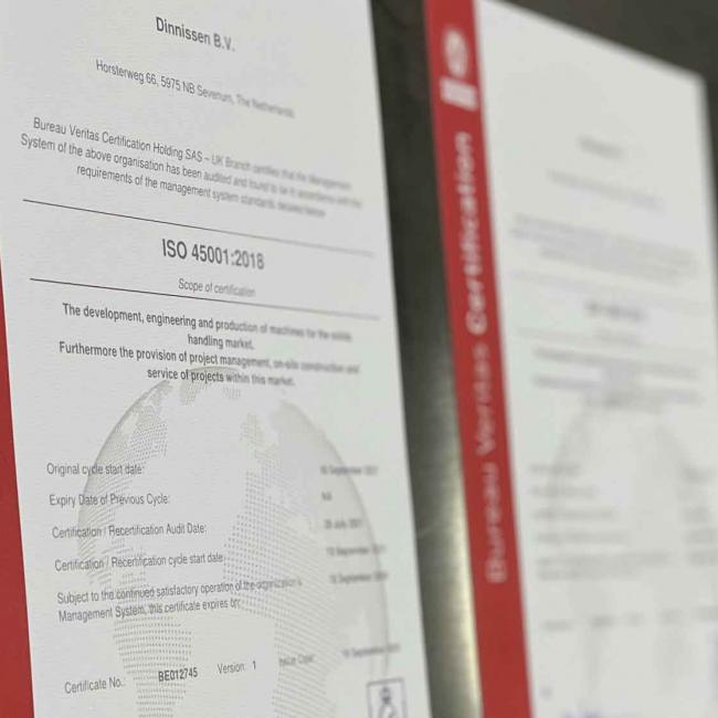 Nieuw: ISO 45001 certificering voor een aantoonbaar veilige werkomgeving
