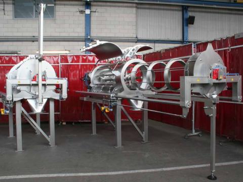 afbeelding van een Dinnissen centrifugaal zeefmachine