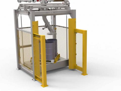 3D image of Dinnissen combi filling system
